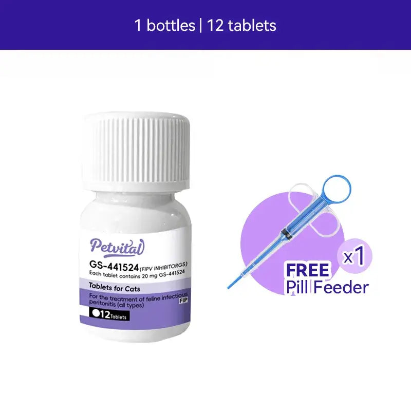 Cat FIP Treatment for 98% Cure Rate - FIP Medication GS-441524 Tablets oral